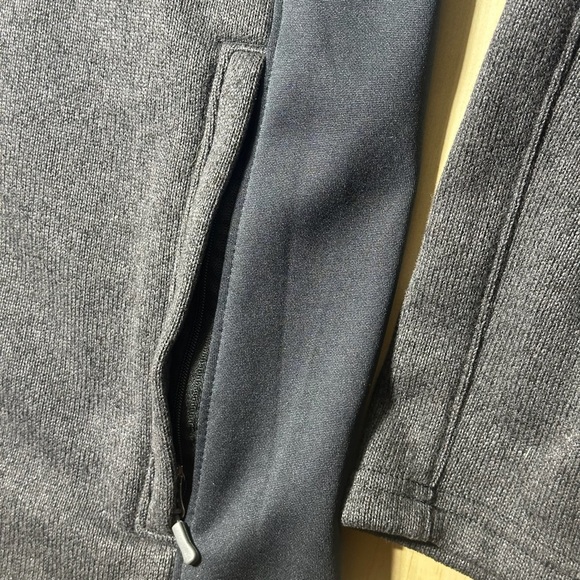 SPYDER Men's Empire Full Zip Fleece Jacket Lined Pockets Gray XL - Picture 5 of 11